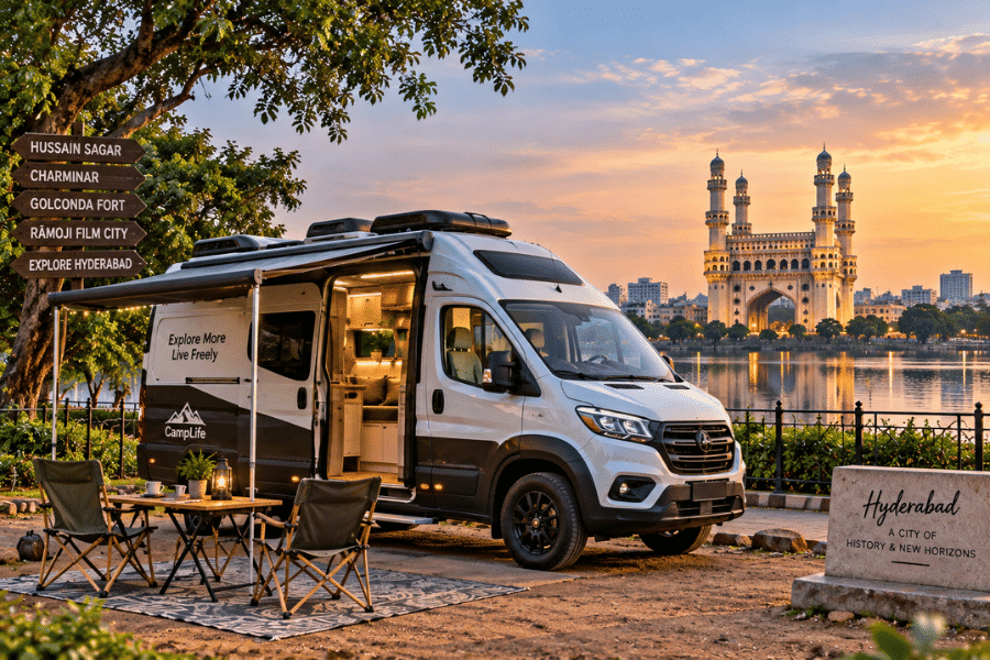 caravan for rent in hyderabad